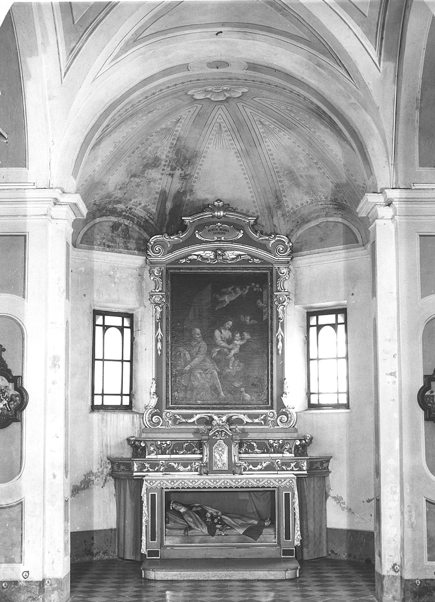 gradino d'altare - ambito parmense (metà sec. XVIII)