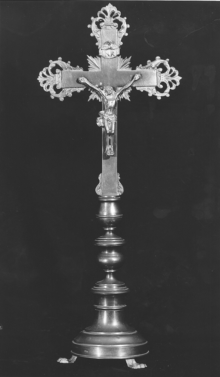 croce d'altare - produzione italiana (seconda metà sec. XIX)