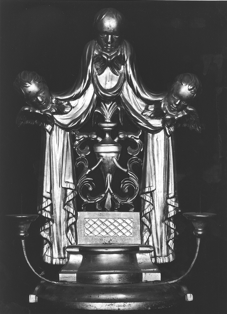 tronetto per esposizione eucaristica - ambito parmense (sec. XIX)