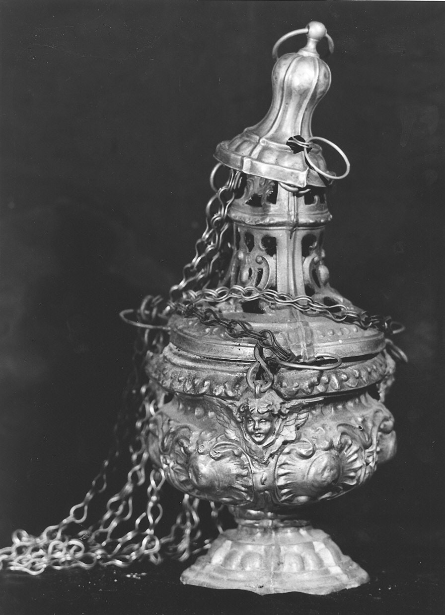 turibolo, elemento d'insieme - produzione italiana (ultimo quarto sec. XIX)