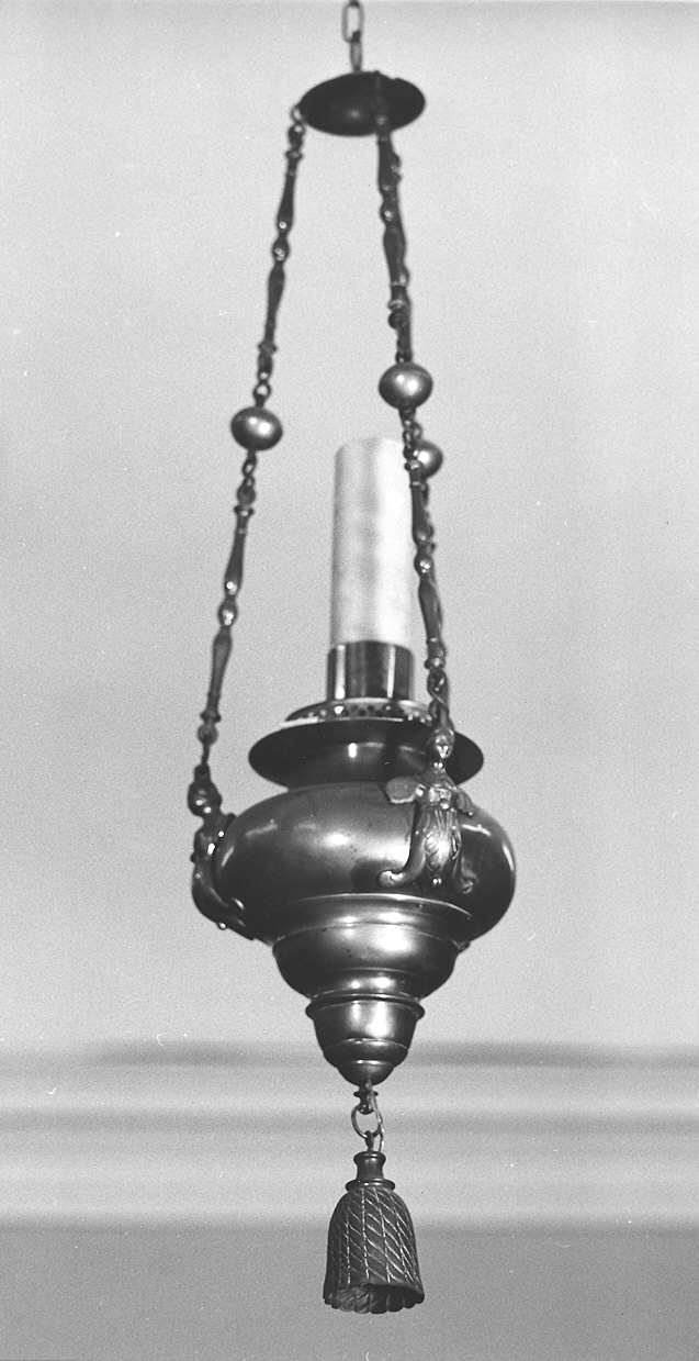 lampada pensile - ambito parmense (ultimo quarto sec. XIX)