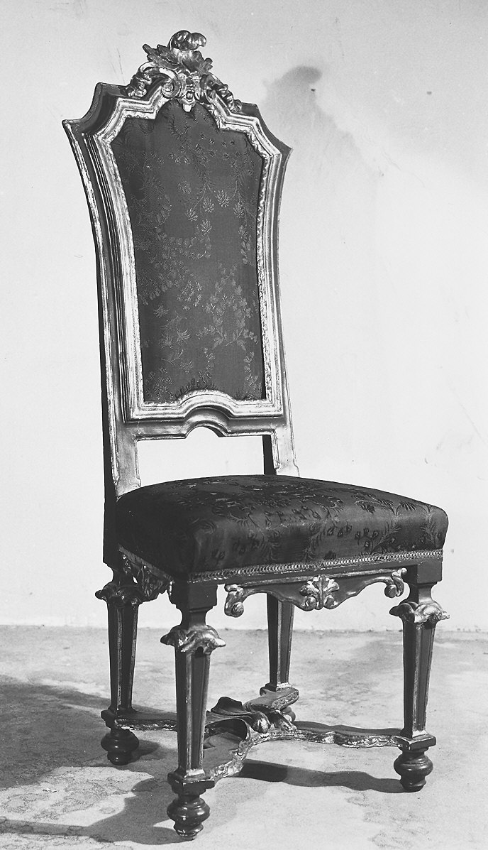 sedia, serie - ambito emiliano (secondo quarto sec. XVIII)
