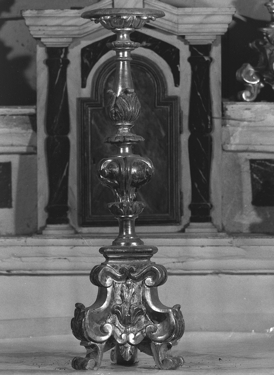 candeliere, serie - ambito parmense (seconda metà sec. XVIII)