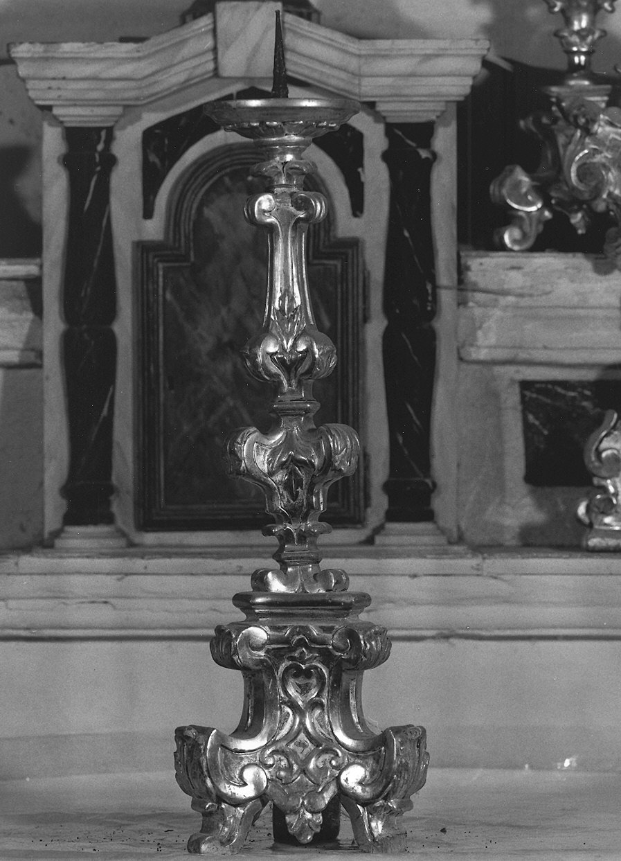 candeliere, serie - ambito parmense (prima metà sec. XVIII)