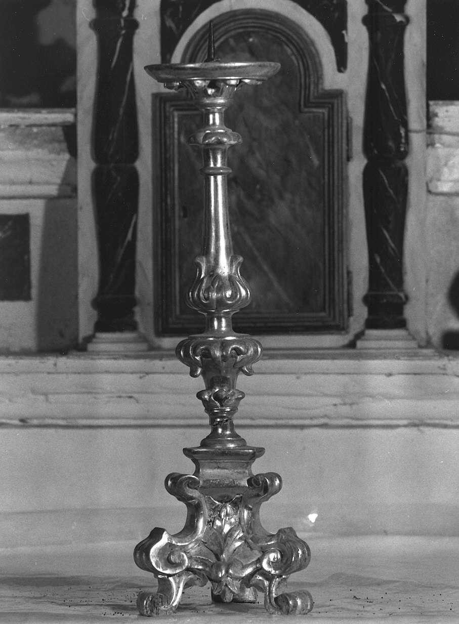 candeliere, serie - ambito parmense (seconda metà sec. XVIII)