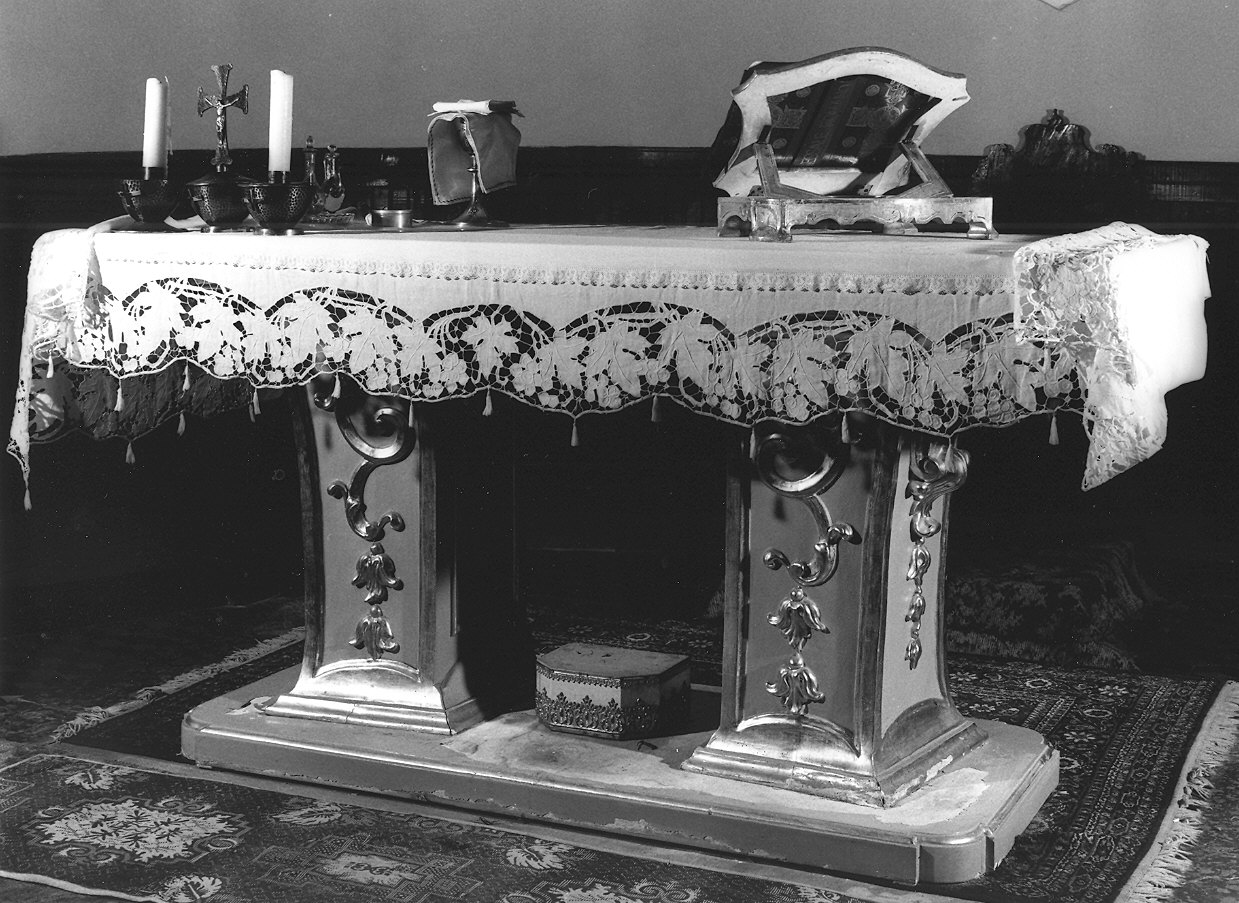 altare maggiore - ambito parmense (sec. XVIII, sec. XX)