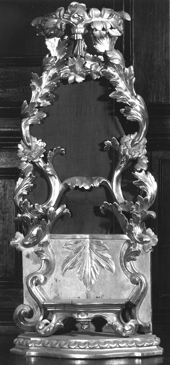 tronetto per esposizione eucaristica - ambito parmense (seconda metà sec. XIX)