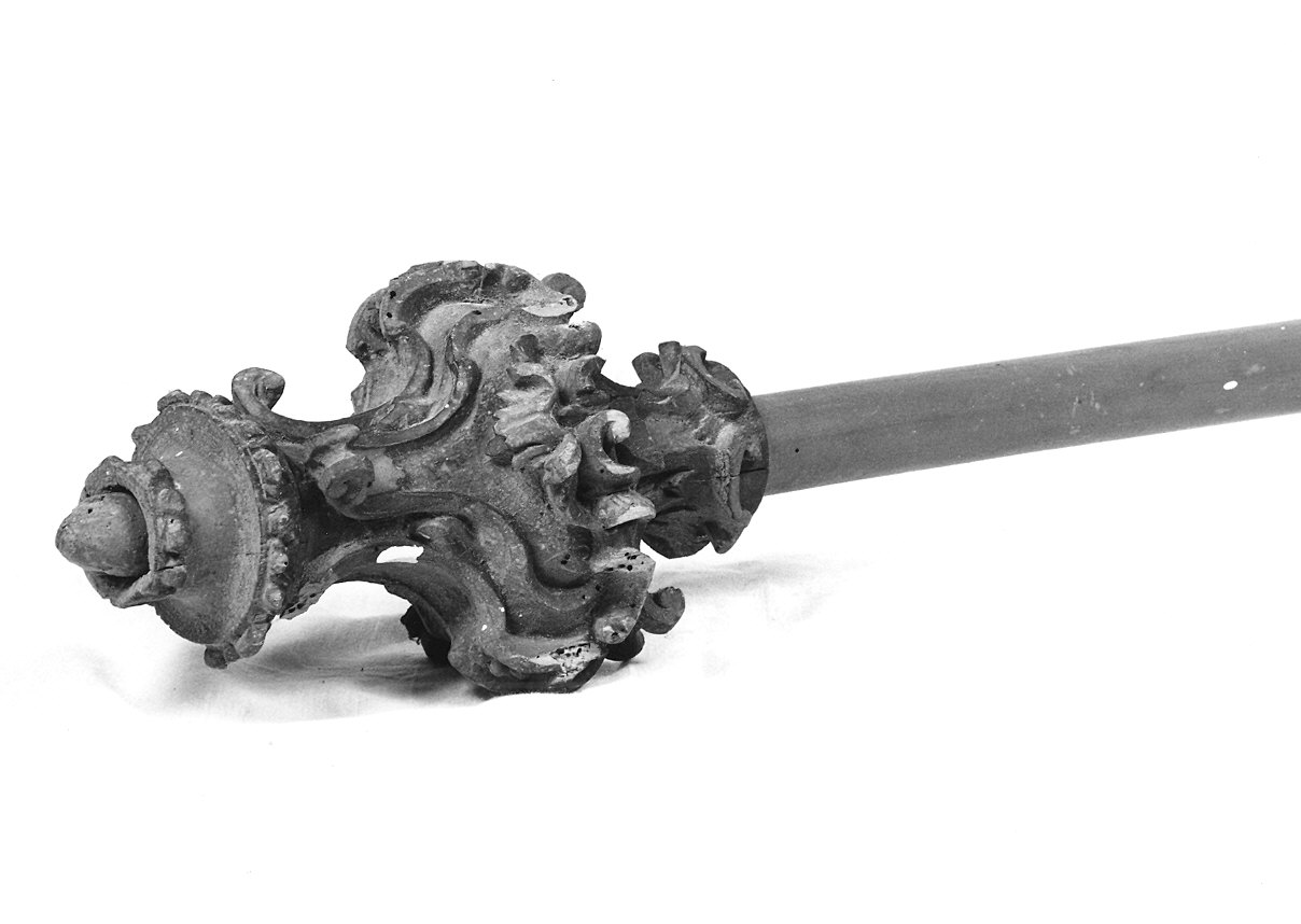 asta di baldacchino processionale - ambito parmense (seconda metà sec. XVIII)