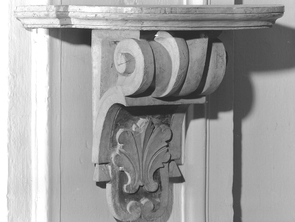 mensola, serie - ambito parmense (seconda metà sec. XVIII)