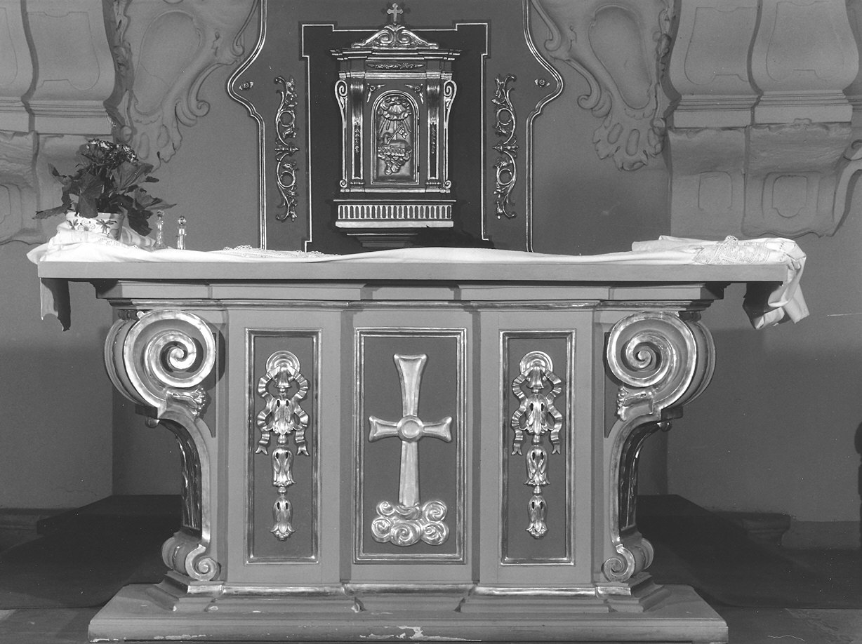 altare maggiore - ambito parmense (sec. XVIII, sec. XX)