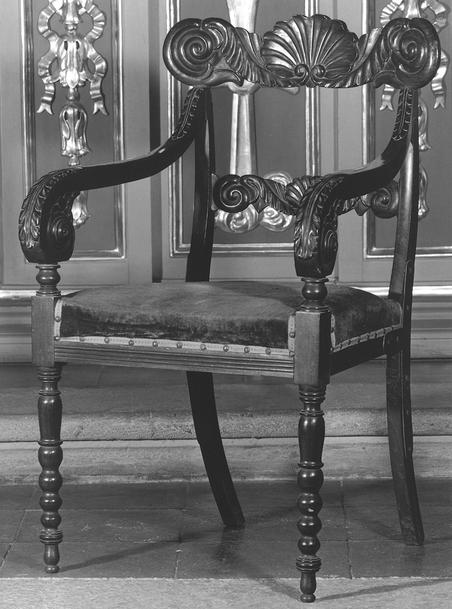 poltrona, serie - produzione Italia settentrionale (ultimo quarto sec. XIX)