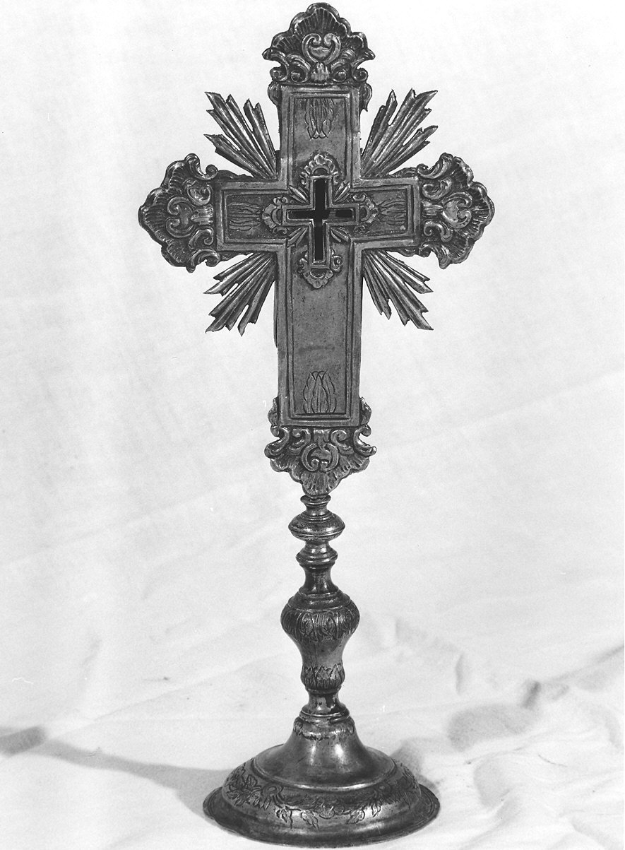 stauroteca - ambito parmense (metà sec. XIX)