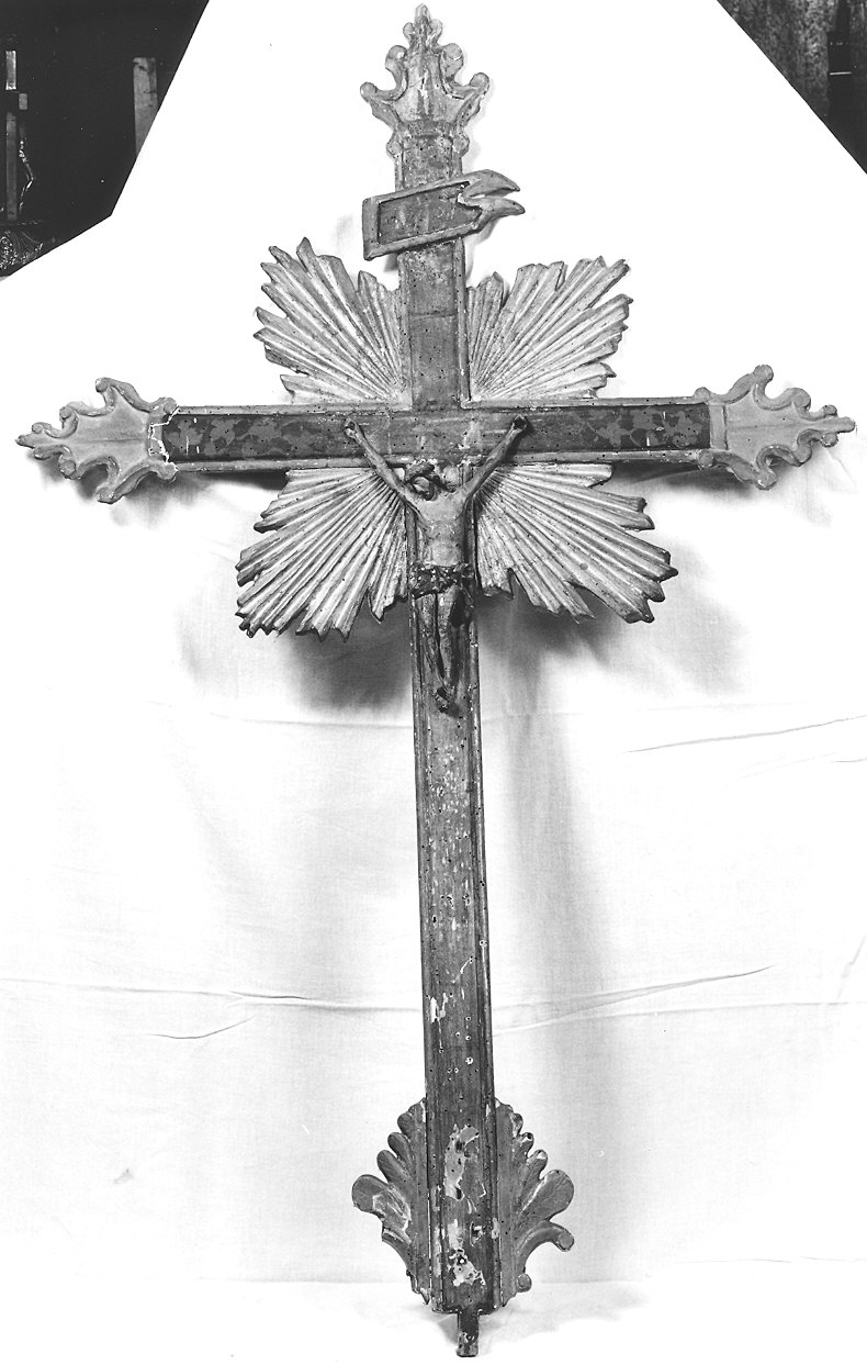 croce processionale - ambito parmense (sec. XIX)