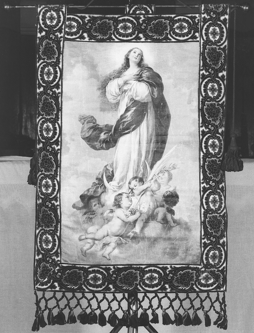 Immacolata Concezione (stendardo processionale) - produzione italiana (prima metà sec. XX)