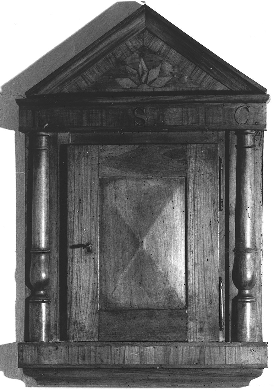 armadietto per oli santi, serie - ambito parmense (prima metà sec. XIX)