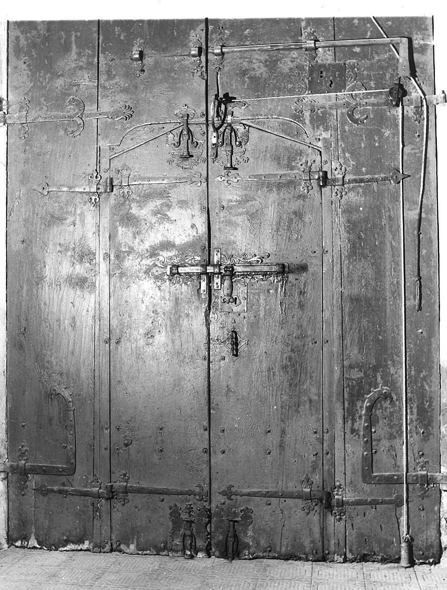 portone - a due battenti - ambito parmense (sec. XVIII, sec. XIX)