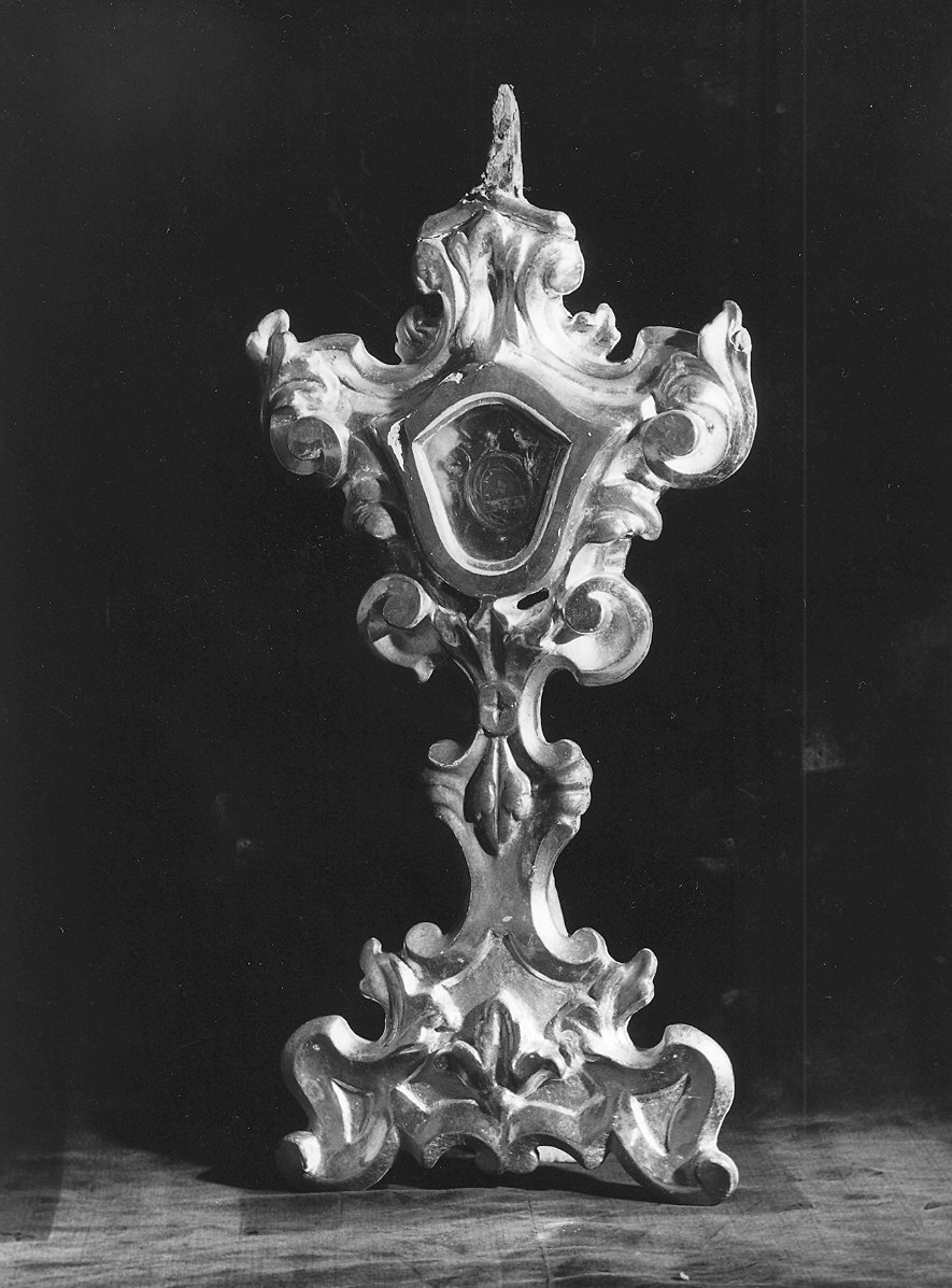 reliquiario - a ostensorio - ambito parmense (sec. XVIII)