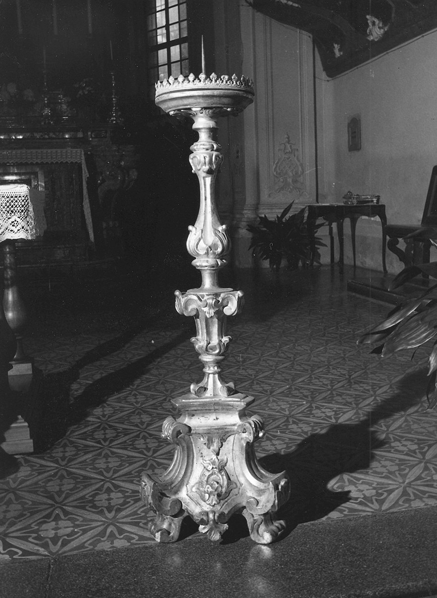 candeliere d'altare, serie di Cucchi Antonio, Grisenti Giovanni (sec. XIX)