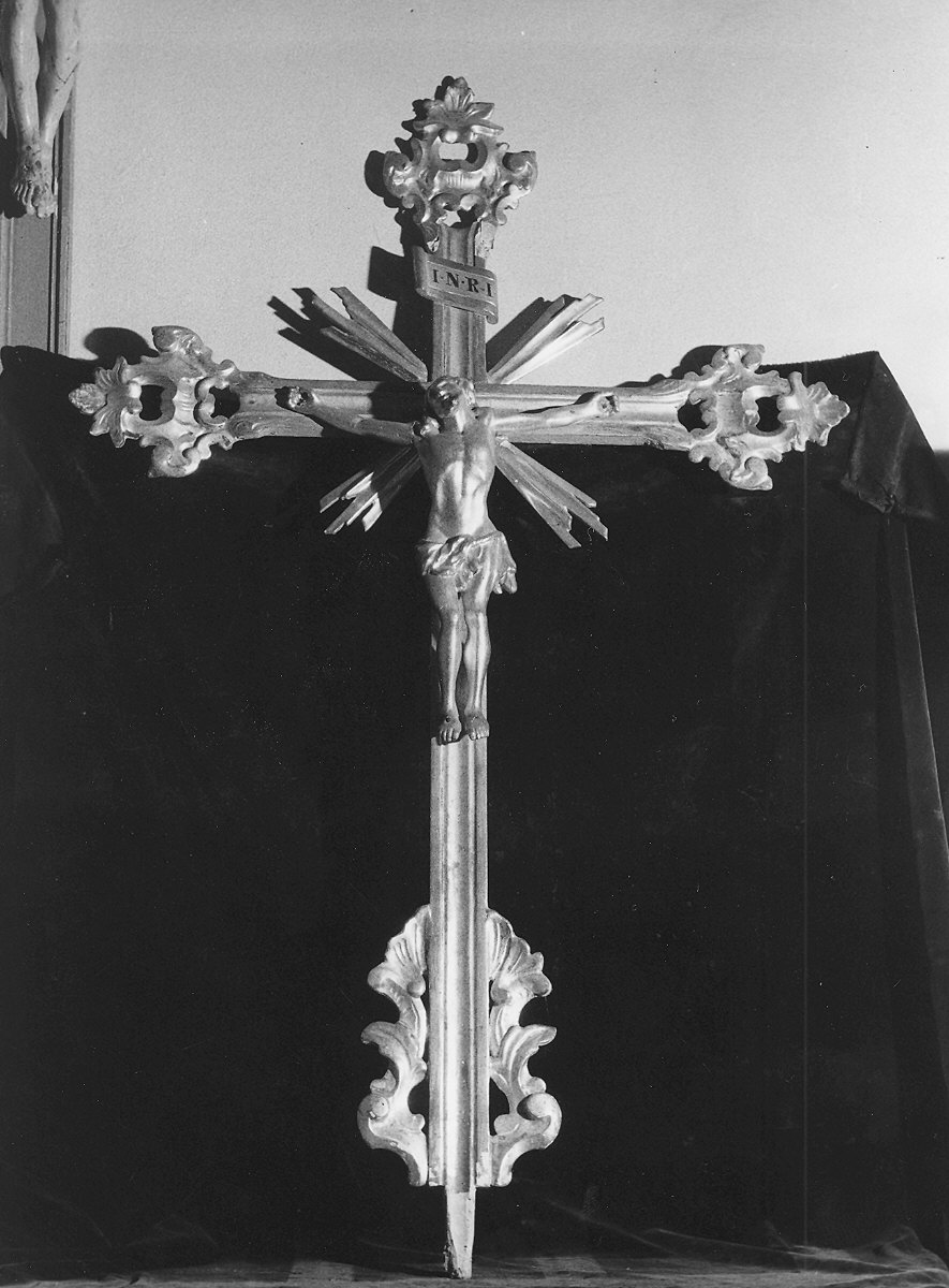 croce d'altare - ambito parmense (seconda metà sec. XVIII)
