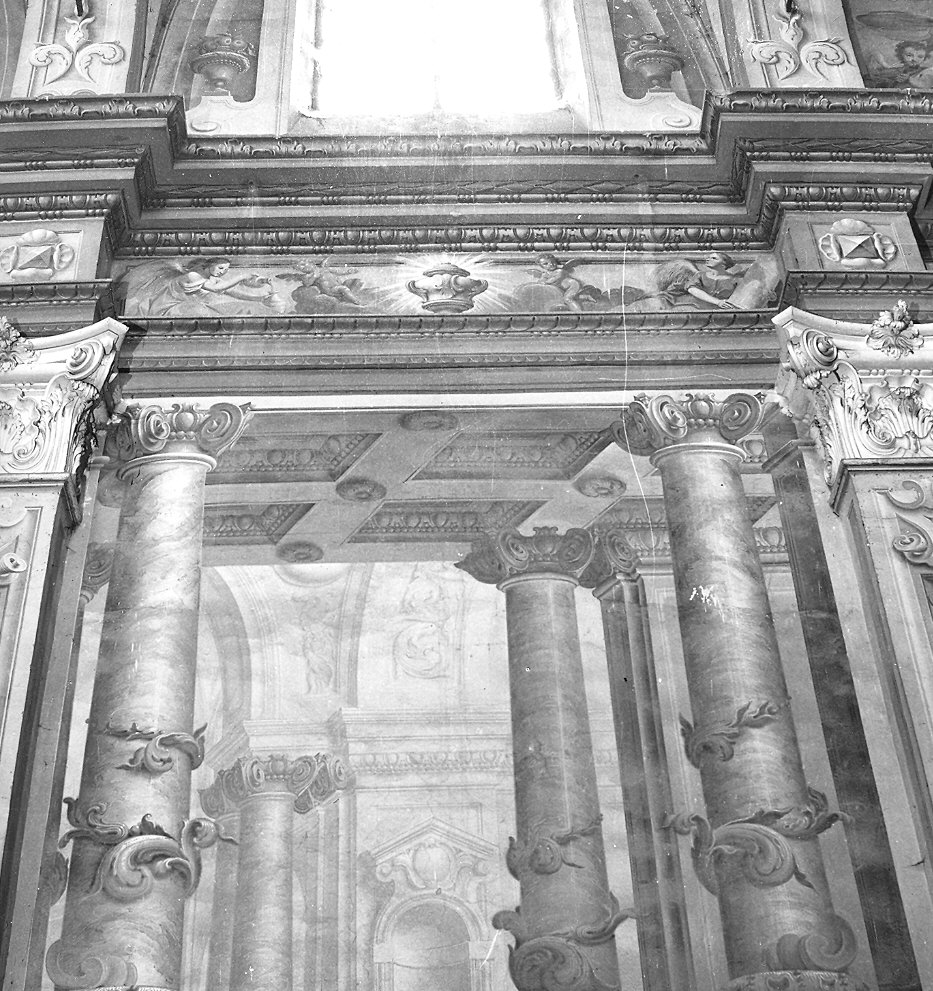 angeli e motivi decorativi (decorazione pittorica, complesso decorativo) di Baratta Alessandro, Spolverini Ilario (primo quarto sec. XVIII)