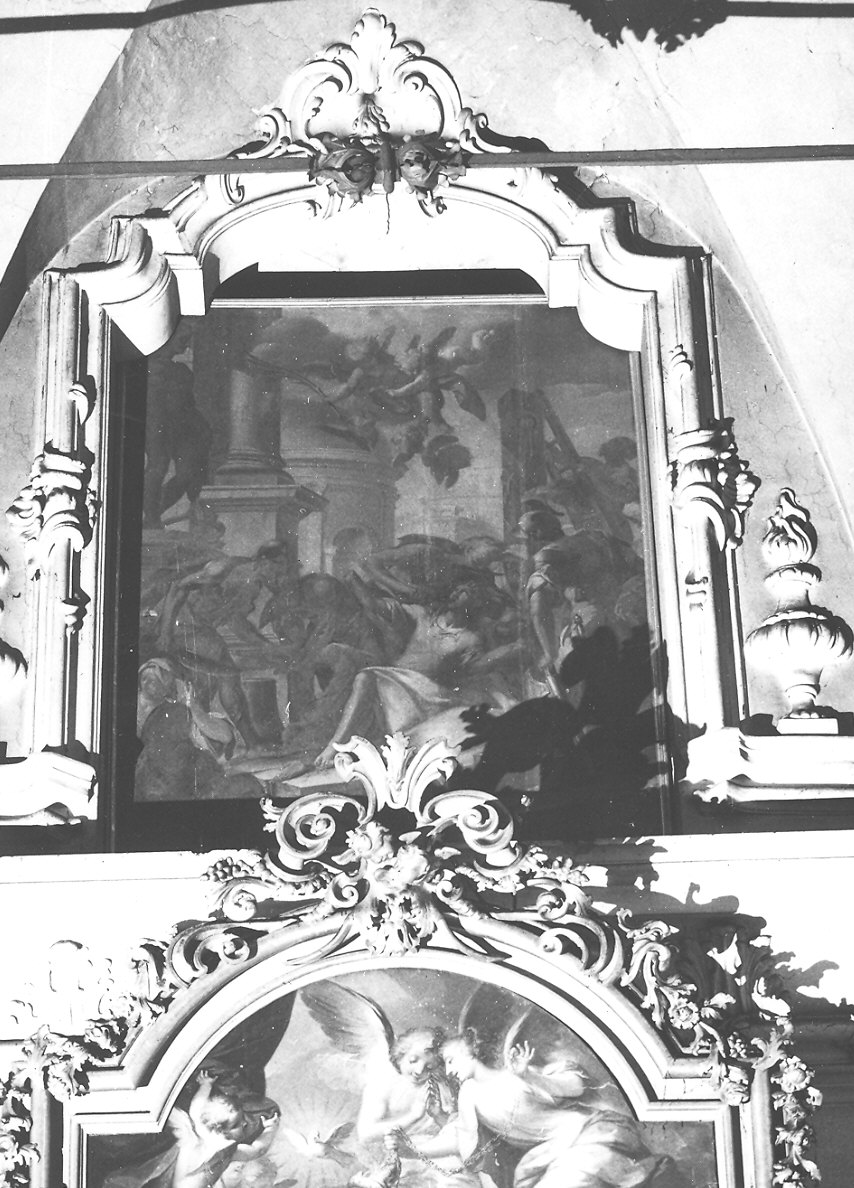 martirio di San Quirino (dipinto) di Rubini Pietro (attribuito) (metà sec. XVIII)