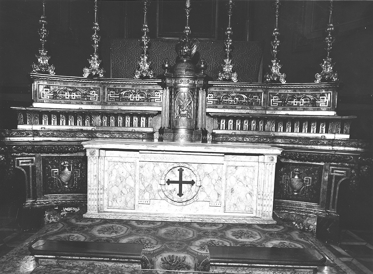 altare maggiore di Panini Odoardo (sec. XVIII)