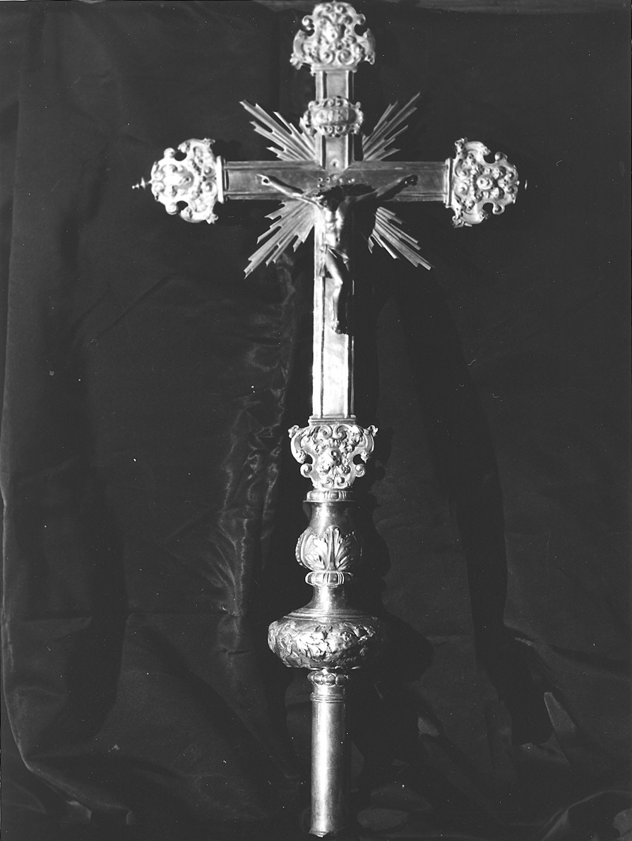 croce processionale - ambito parmense (sec. XVIII)