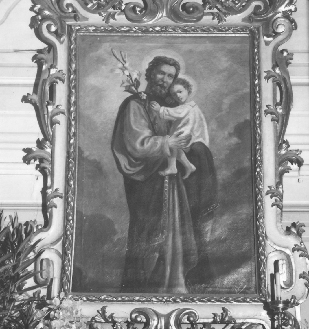 San Giuseppe e Gesù Bambino (dipinto) di Branchi (inizio sec. XX)