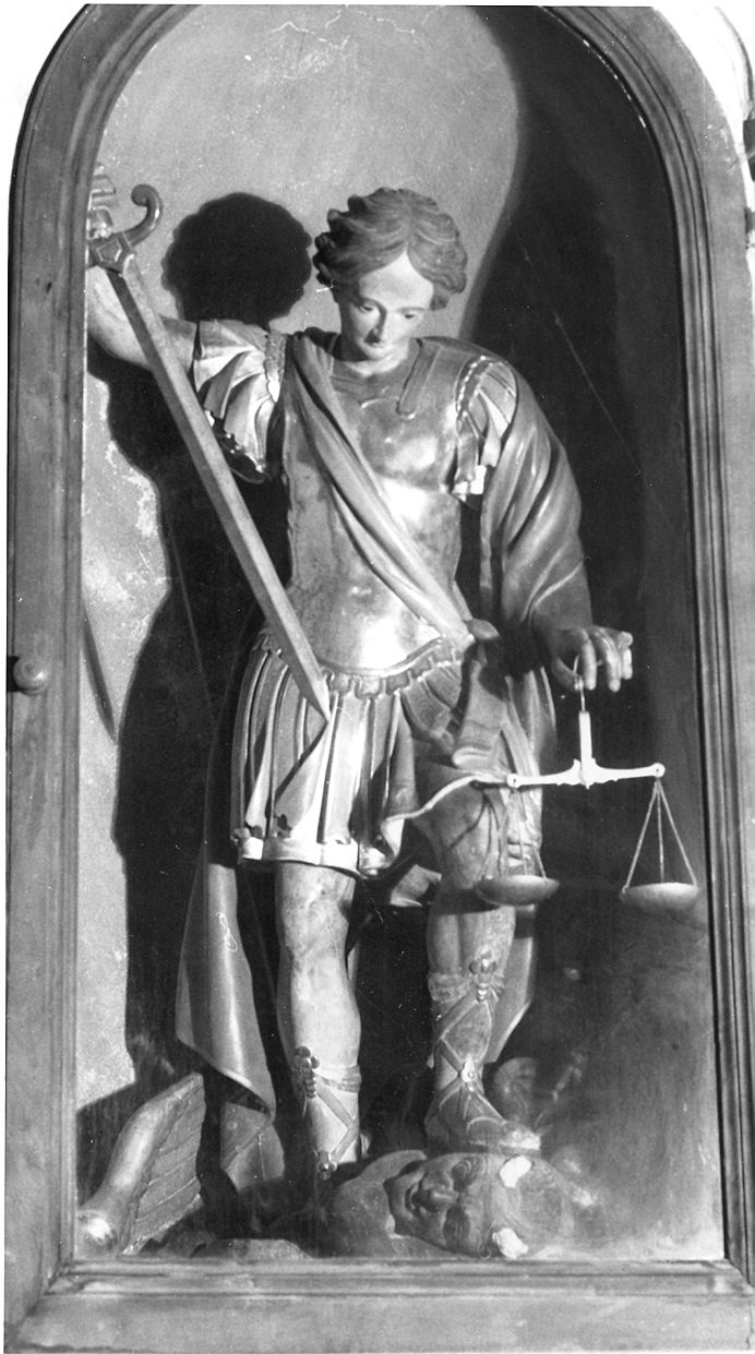 San Michele Arcangelo (statua) - ambito parmense (inizio sec. XIX)
