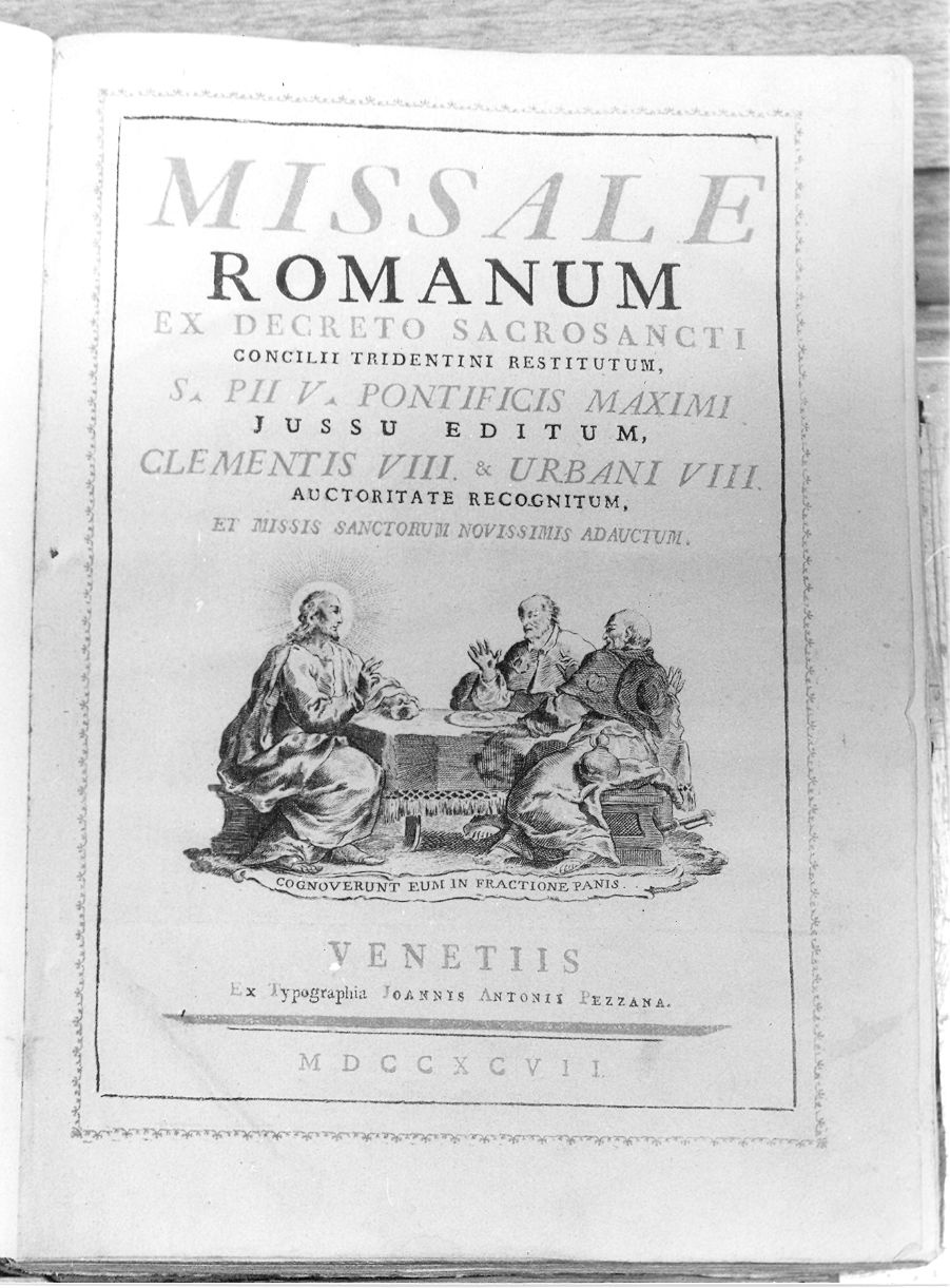 coperta di libro liturgico - ambito veneziano (?) (sec. XVIII)