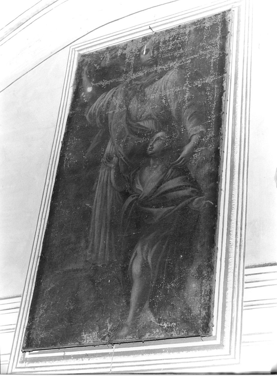 angelo custode (dipinto) - ambito emiliano (?) (sec. XVII)