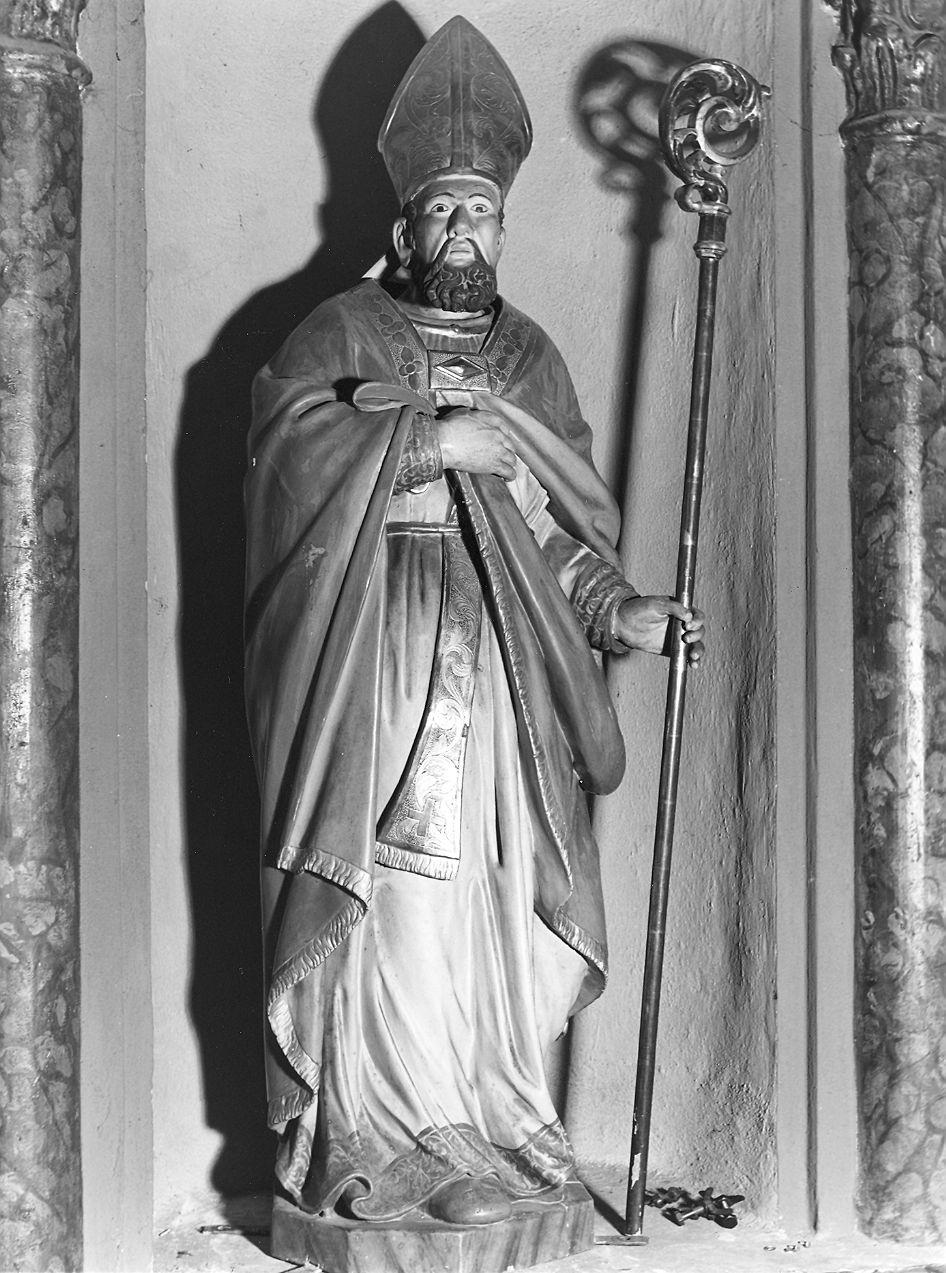 San Martino (statua) - ambito ligure (?) (seconda metà sec. XVIII)