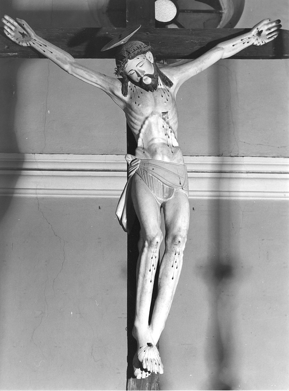 crocifisso - ambito parmense-piacentino (fine sec. XIX)