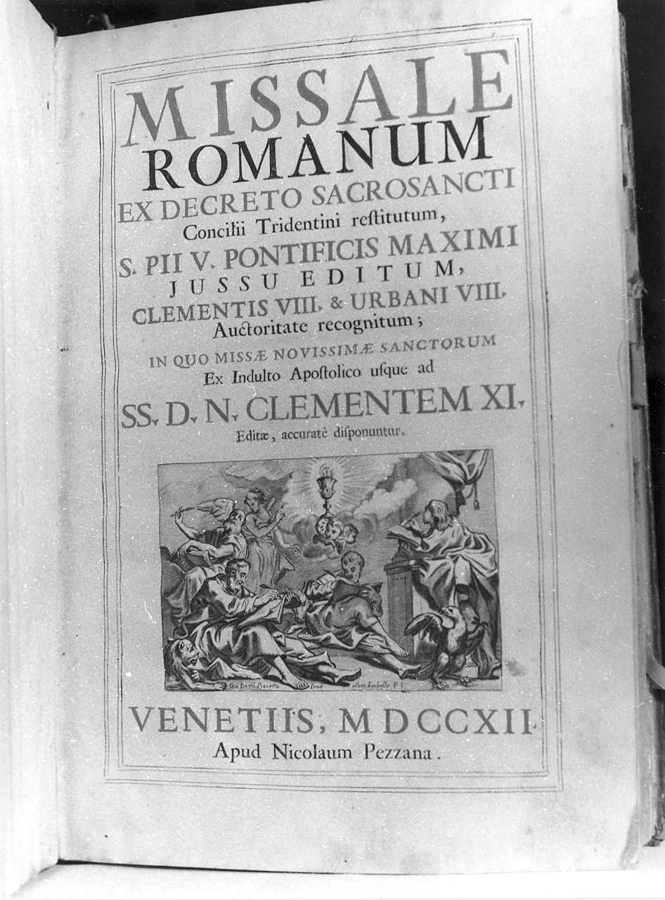 coperta di libro liturgico - ambito veneziano (sec. XVIII)