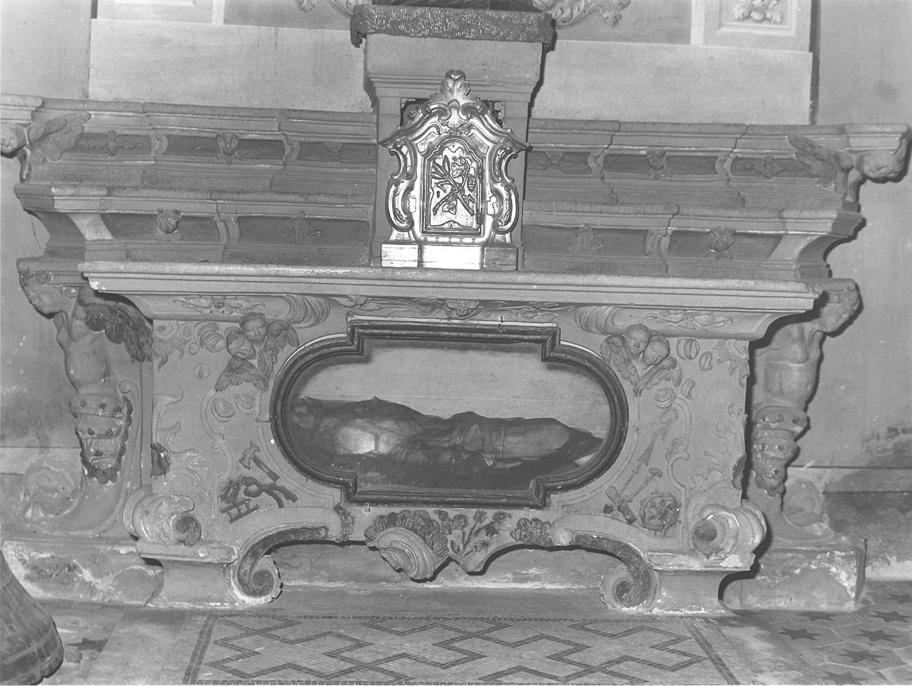 altare - ambito piacentino (seconda metà sec. XVIII)