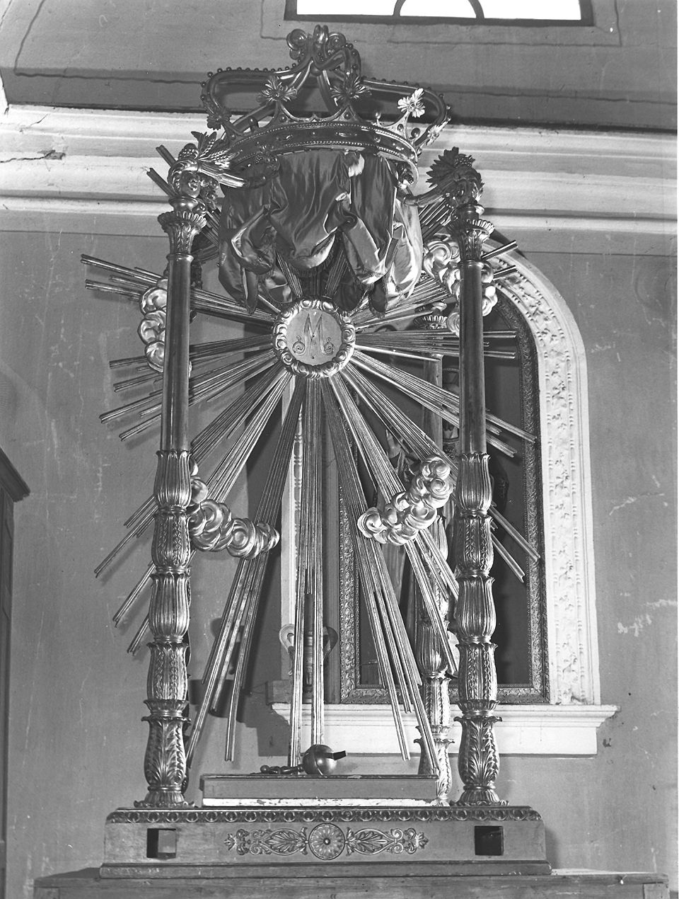 baldacchino processionale - ambito piacentino (seconda metà sec. XVIII)