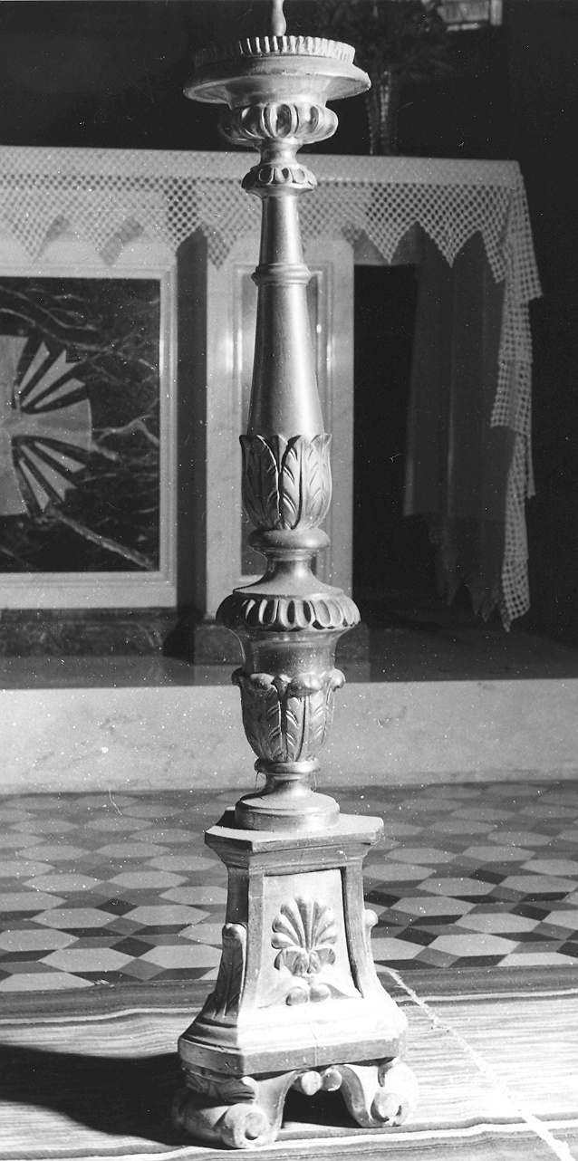 candeliere, serie - ambito parmense-piacentino (fine/inizio secc. XVIII/ XIX)