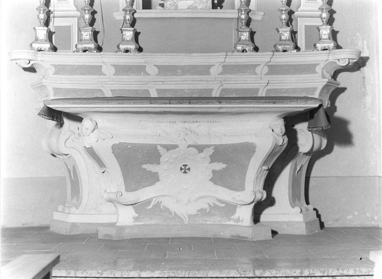 altare - ambito piacentino (sec. XVIII, sec. XX)