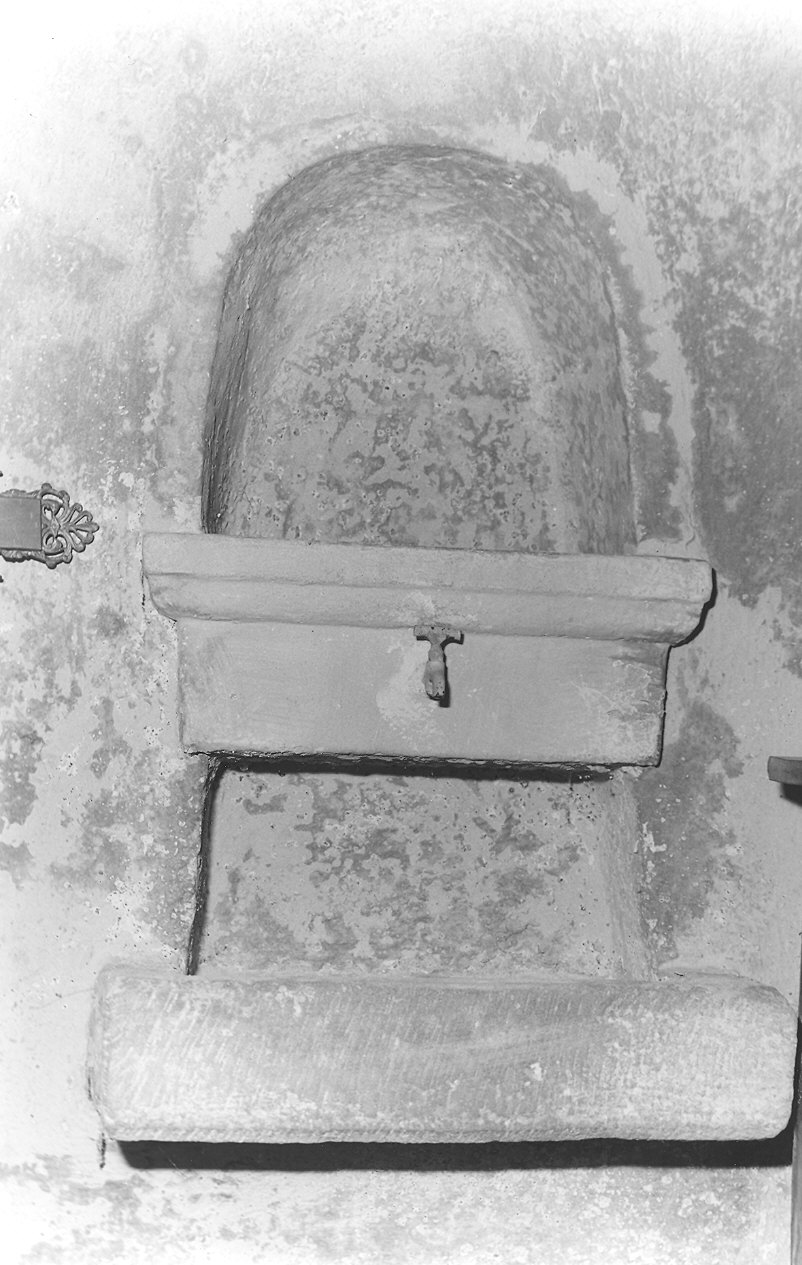 lavabo - a parete - ambito parmense-piacentino (metà sec. XIX)