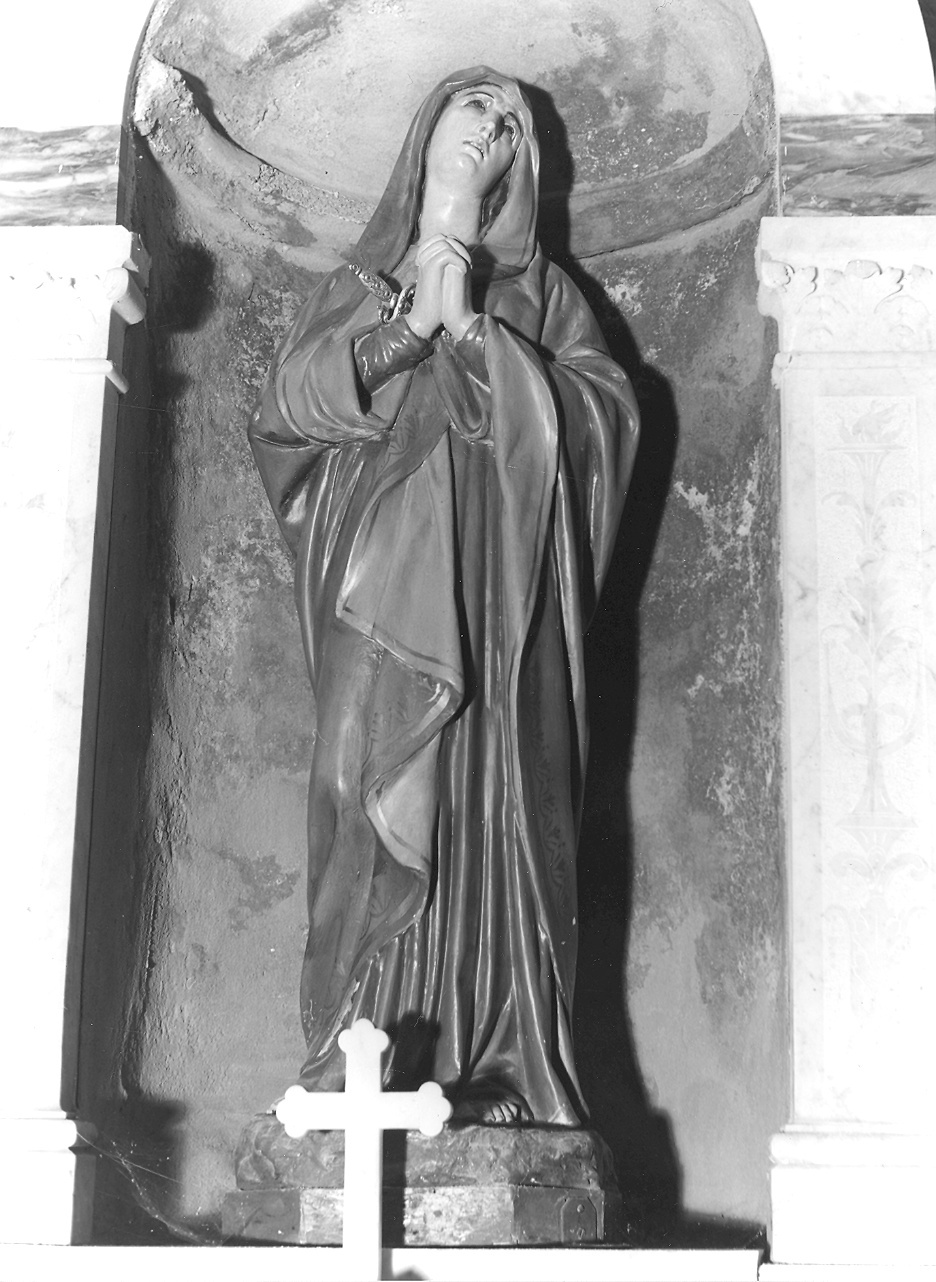 Madonna Addolorata (statua) - ambito Italia settentrionale (inizio sec. XIX)