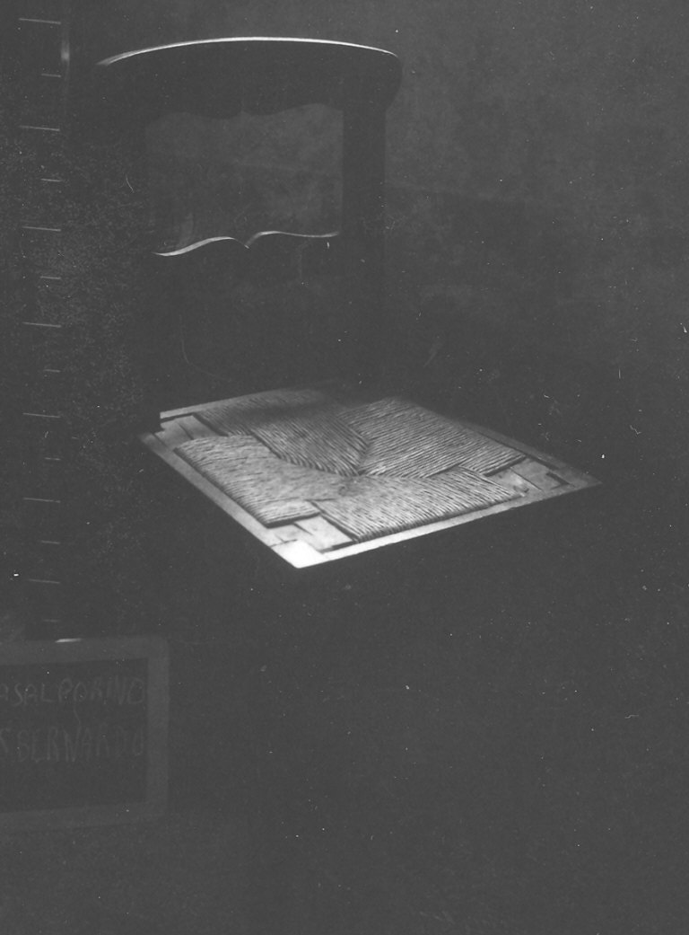 sedia - ambito parmense (prima metà sec. XIX)