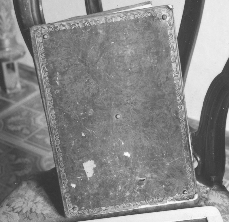 coperta di libro liturgico - ambito milanese (inizio sec. XVIII)