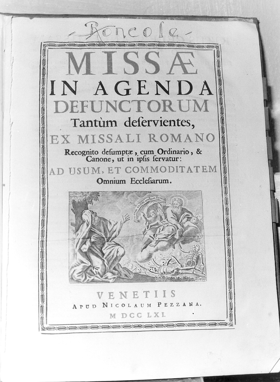coperta di libro liturgico - ambito veneziano (sec. XVIII)