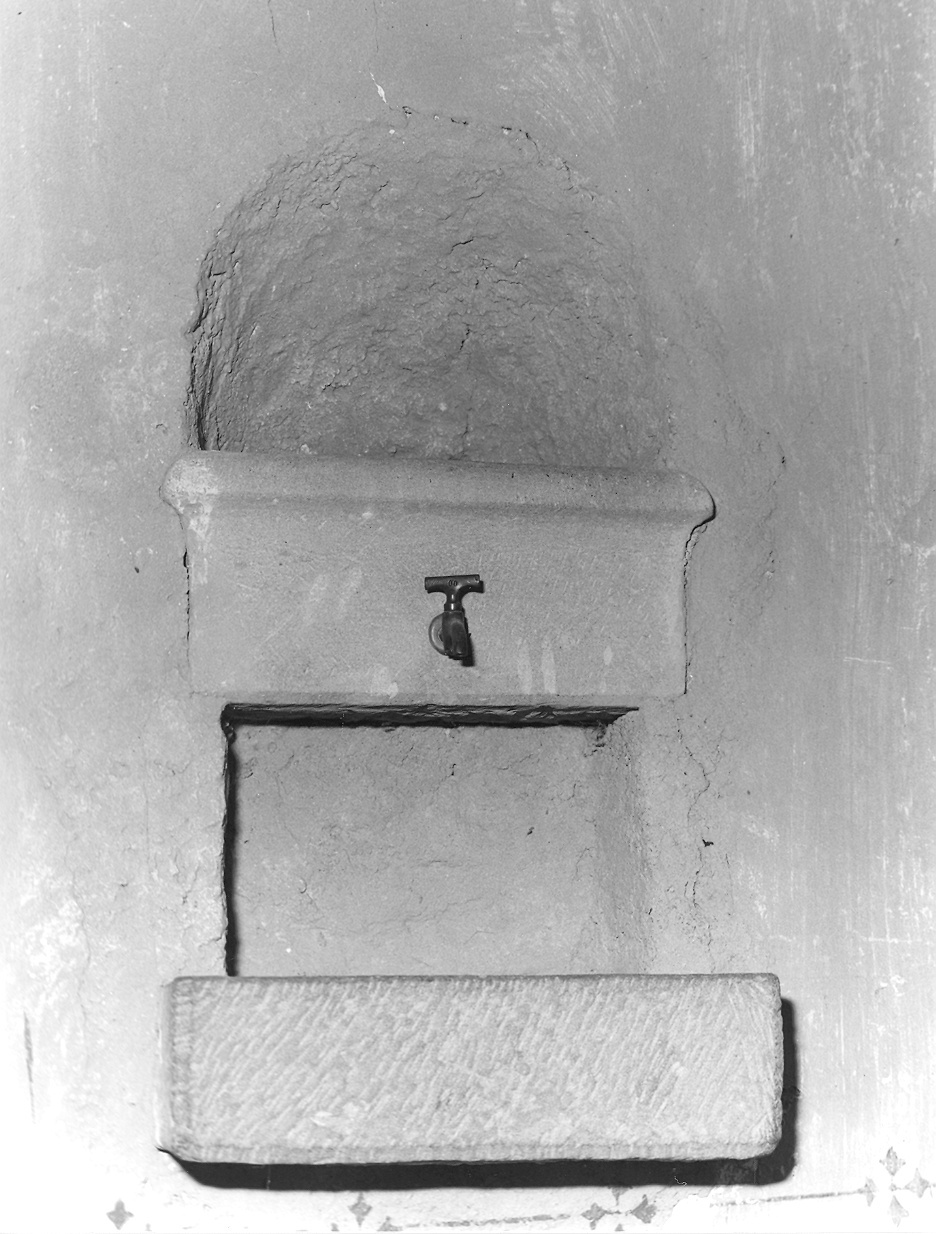 lavabo - a parete - ambito parmense-piacentino (prima metà sec. XIX)