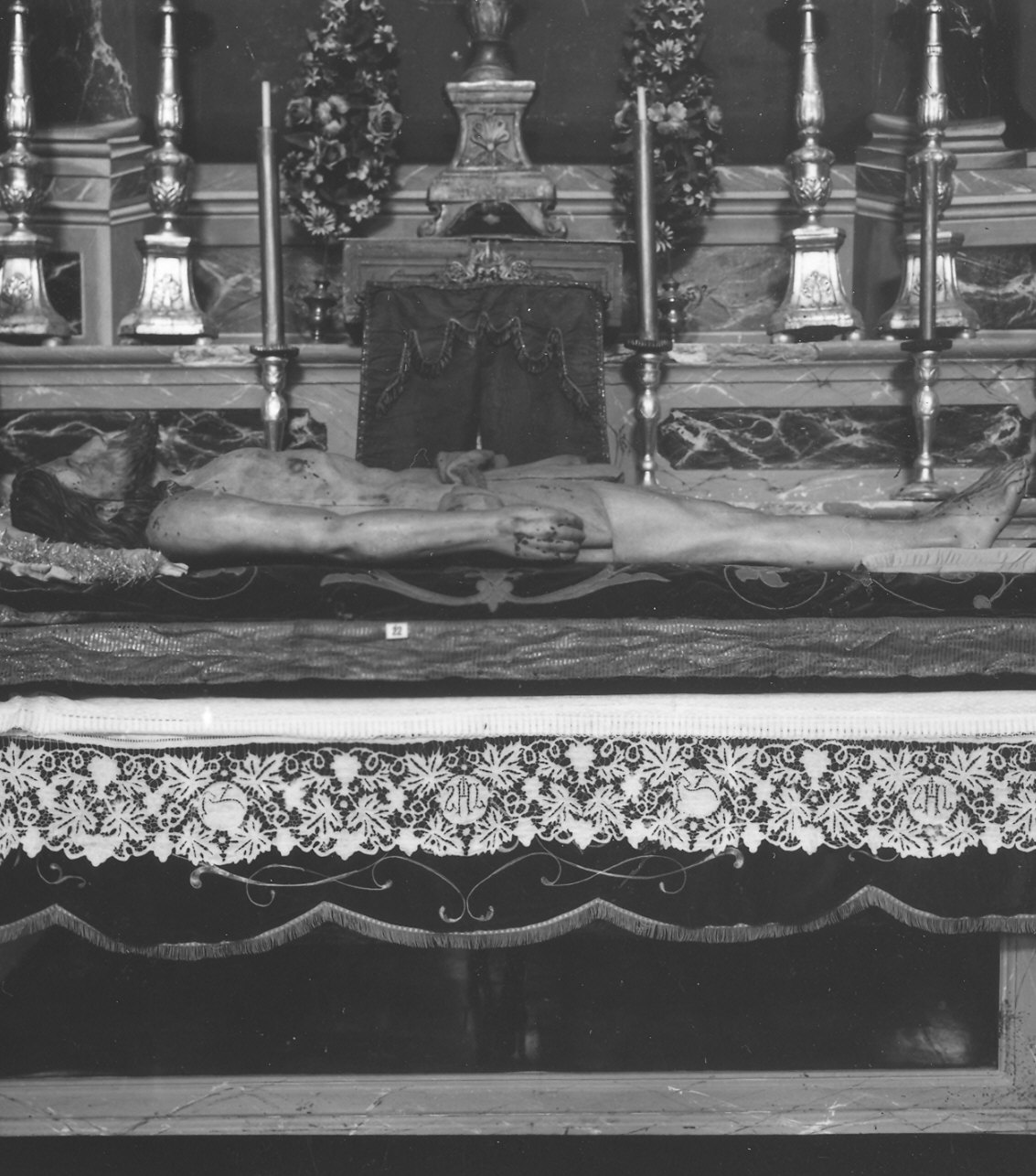 Cristo morto (statua) - ambito Italia settentrionale (sec. XX)