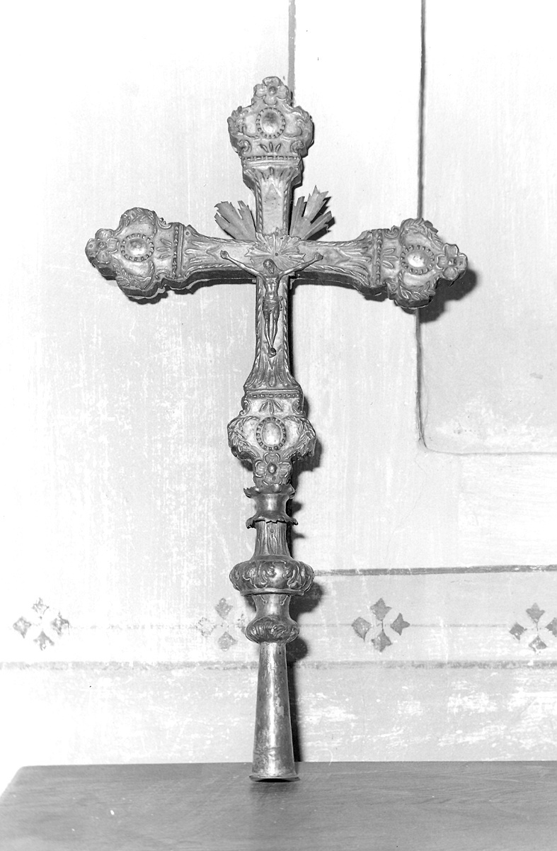 croce processionale - ambito ligure (?) (fine sec. XVIII)