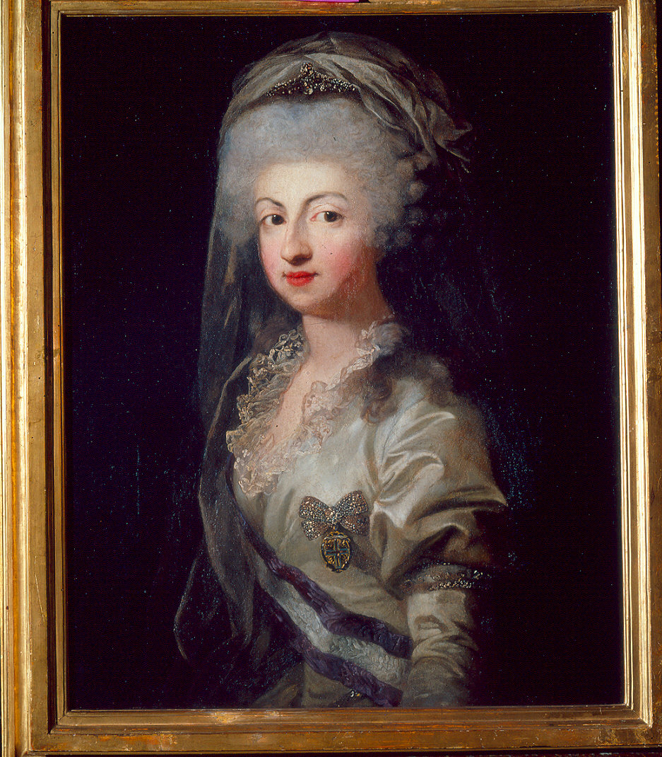 Ritratto di Carolina Maria Teresa di Borbone (dipinto) di Graf Anton (sec. XVIII)