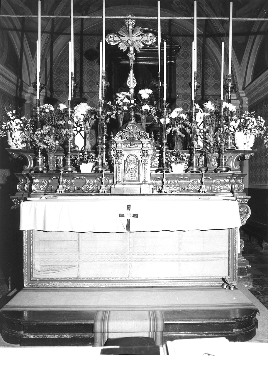 altare maggiore - ambito parmense (fine/inizio secc. XVII/ XVIII)