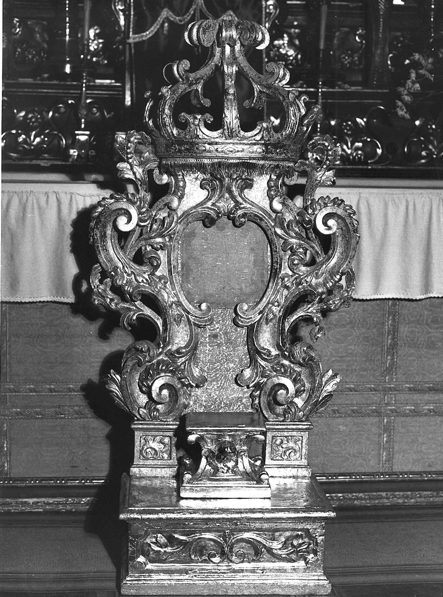 tronetto per esposizione eucaristica - ambito parmense (sec. XVIII)