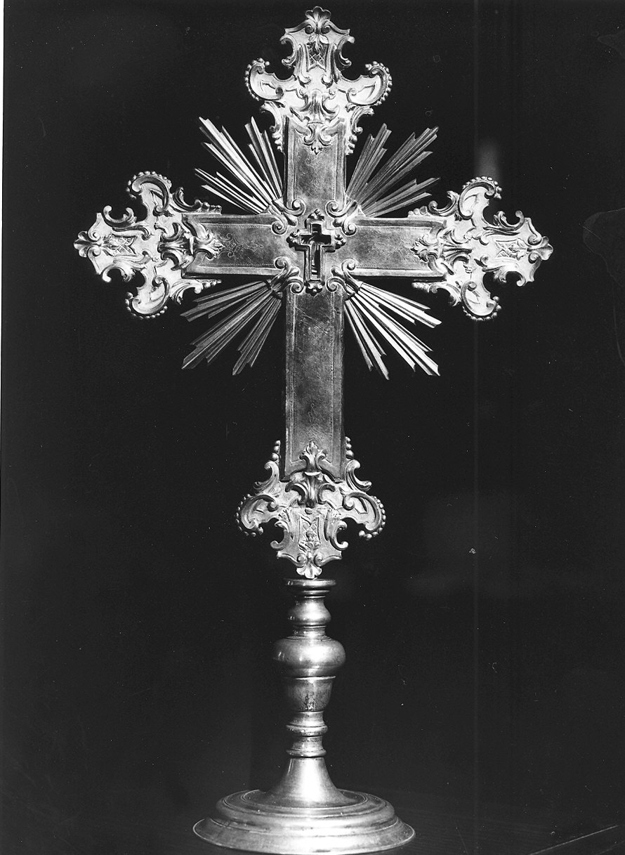 stauroteca di Barbieri Domenico (?) (bottega) (terzo quarto sec. XVIII)